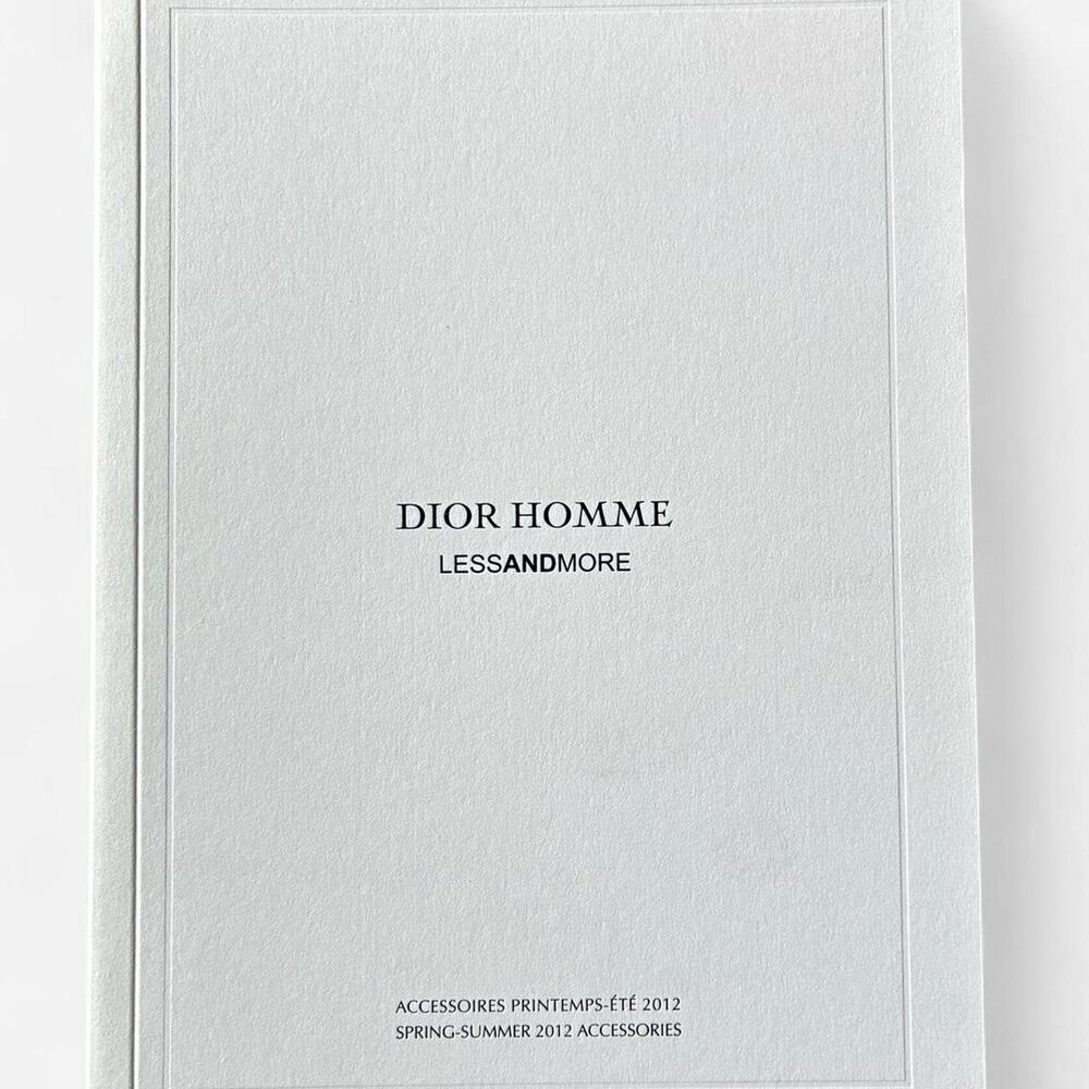 DIOR HOMME SS 2012 ACCESSORIES collection lookbook catalog